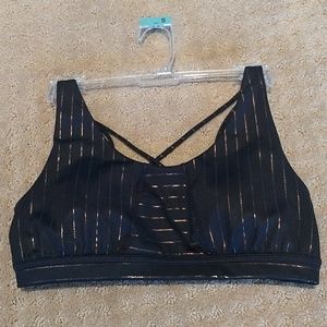 ✴️ NWOT Black Caged Sport Bralette